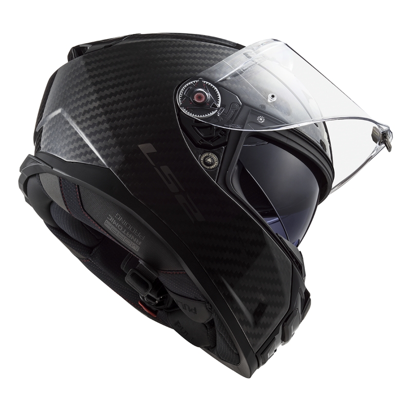 LS2 FF811 Vector II Carbon integraal motorhelm matzwart