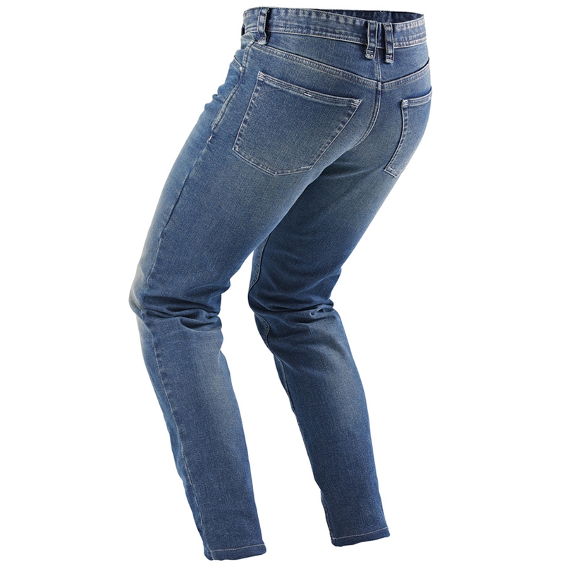 Furygan D12 X Kevlar® rechte motorjeans, gewassen lichtblauw