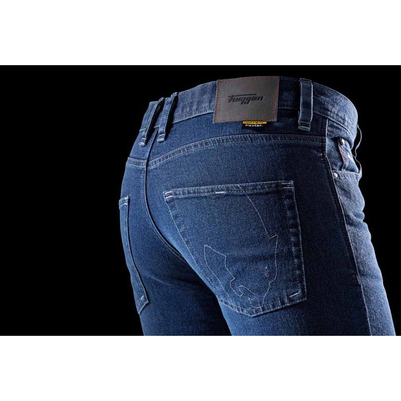 Furygan K12 X Kevlar® rechte motorjeans blauw