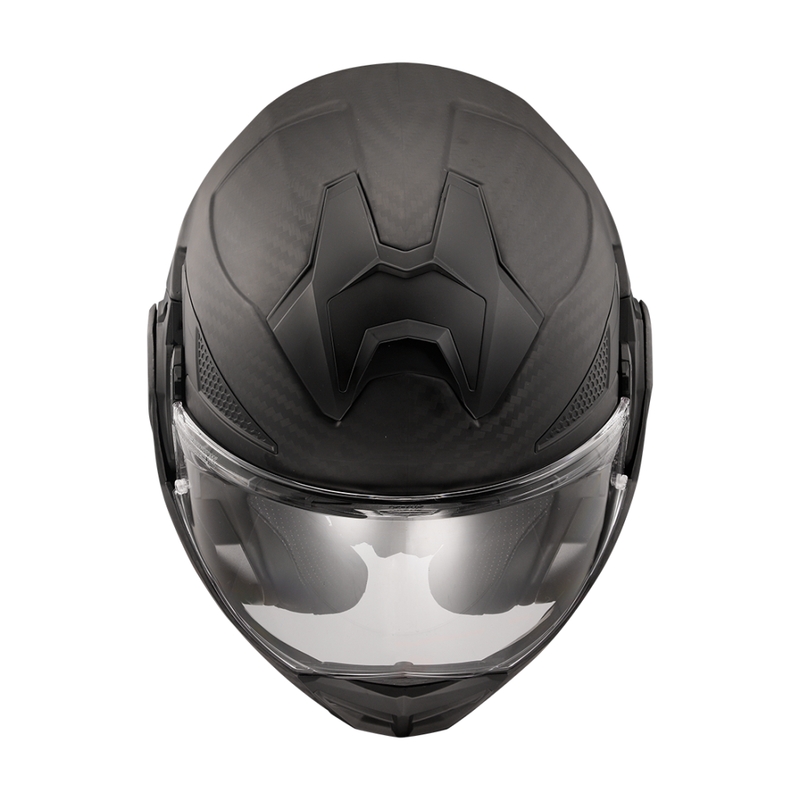 LS2 FF901 FF901 Advant X Solid Carbon Motorcycle Flip Helm Mat Zwart