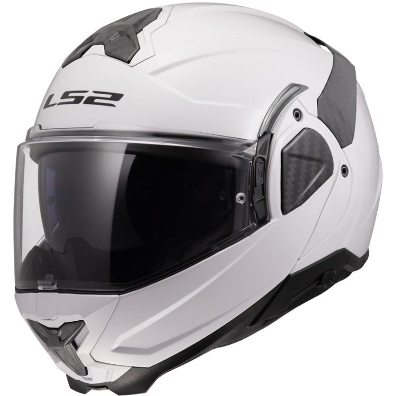 Opklapbare motorhelm LS2 FF910 Advant II effen wit