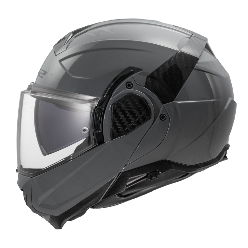 Opklapbare motorhelm LS2 FF910 Advant II Solid Nardo grijs