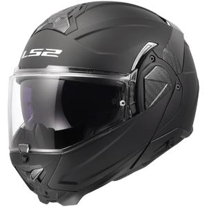 LS2 FF910 Advant II Solid Matzwart Opvouwbare Motorhelm