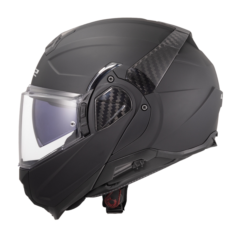 LS2 FF910 Advant II Solid Matzwart Opvouwbare Motorhelm