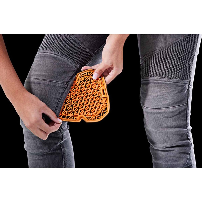 Dames Furygan Purdey Evo Slim Grey Motorcycle Jeans