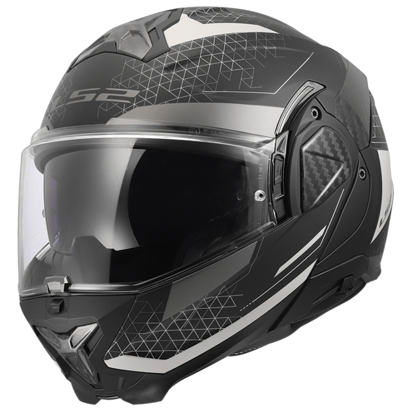 Opklapbare motorhelm LS2 FF910 Advant II Astral mat grijs