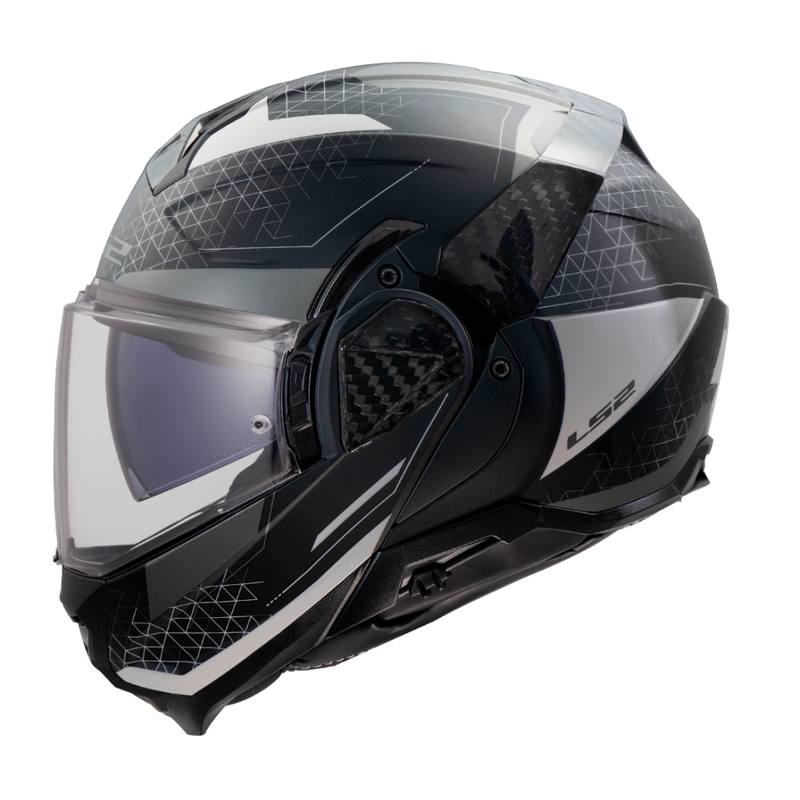 Opklapbare motorhelm LS2 FF910 Advant II Astral mat grijs