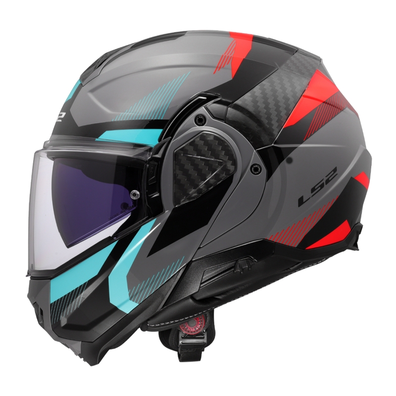 Opklapbare motorhelm LS2 FF910 Advant II Triple Nardo grijs