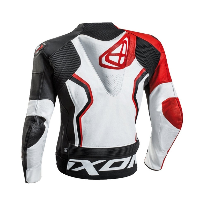 Bunda na motorku IXON Falcon bílo-červeno-černá výprodej