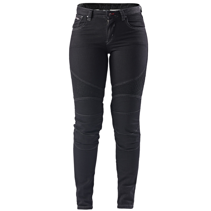 Dames Furygan Purdey Evo Slim Black Motorcycle Jeans