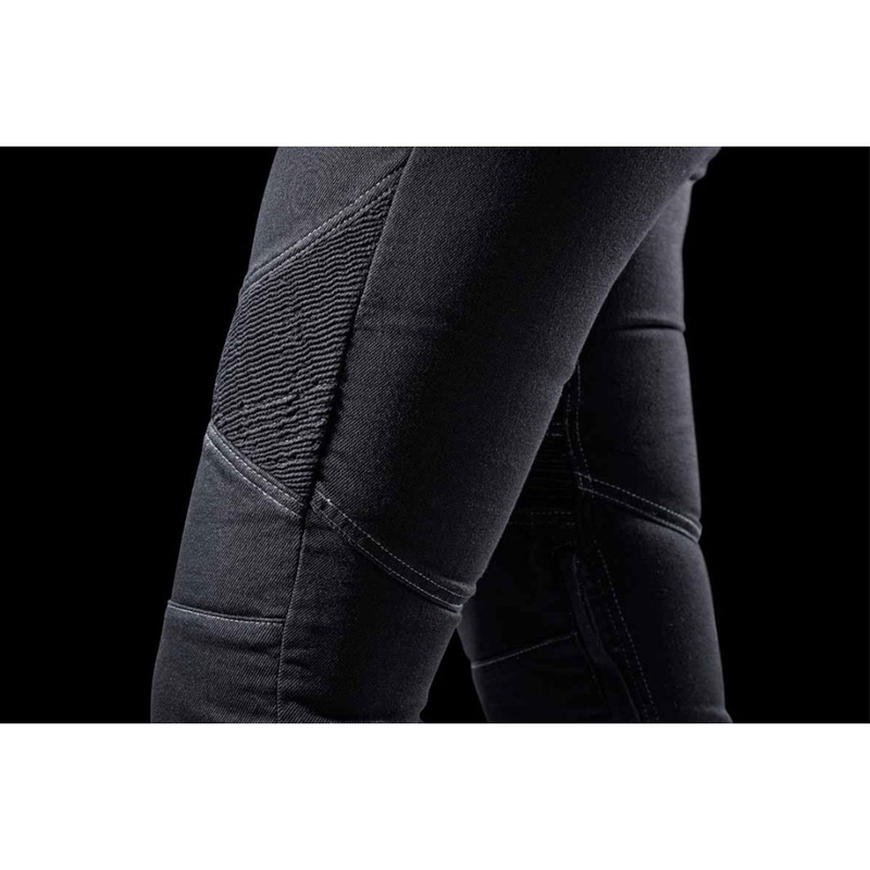 Dames Furygan Purdey Evo Slim Black Motorcycle Jeans