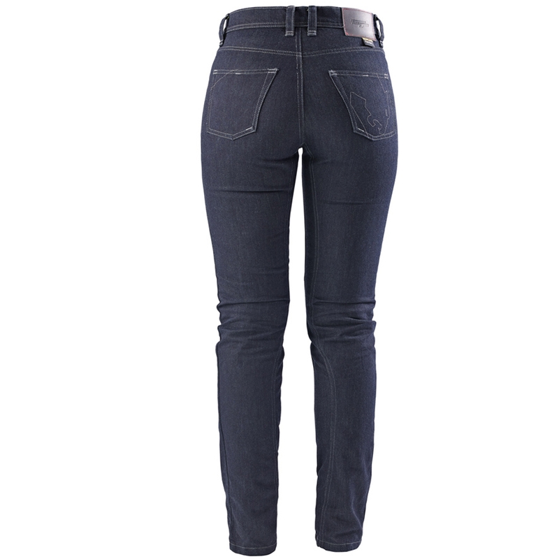 Furygan Nikita X Kevlar® Mom Fit dames motorjeans donkerblauw