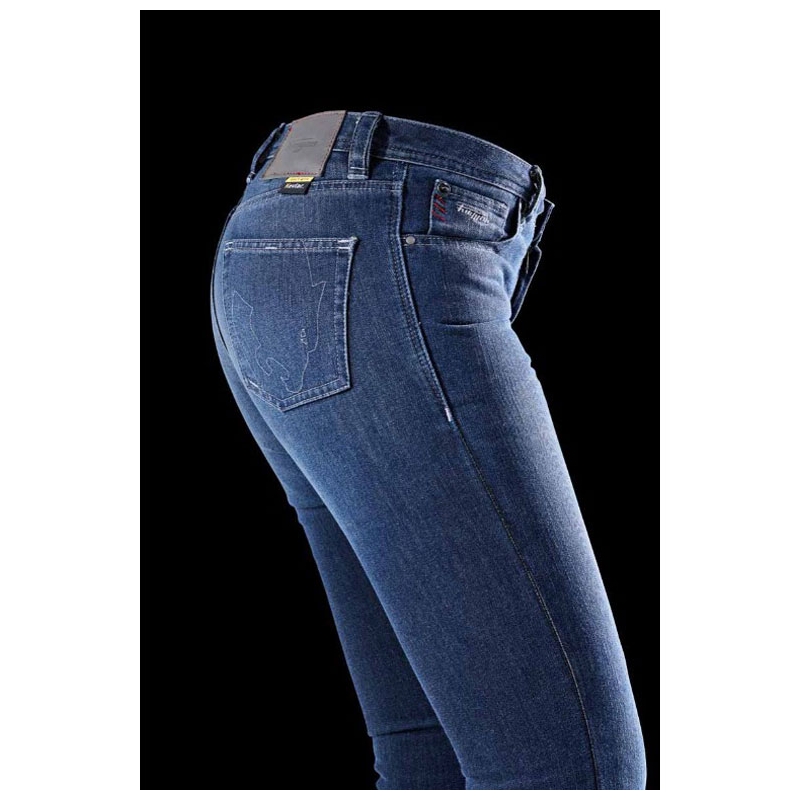 Furygan Kate X Kevlar® Straight dames motorjeans blauw