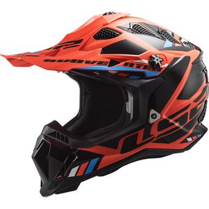 Motorcrosshelm LS2 MX700 Subverter Stomp oranje-zwart
