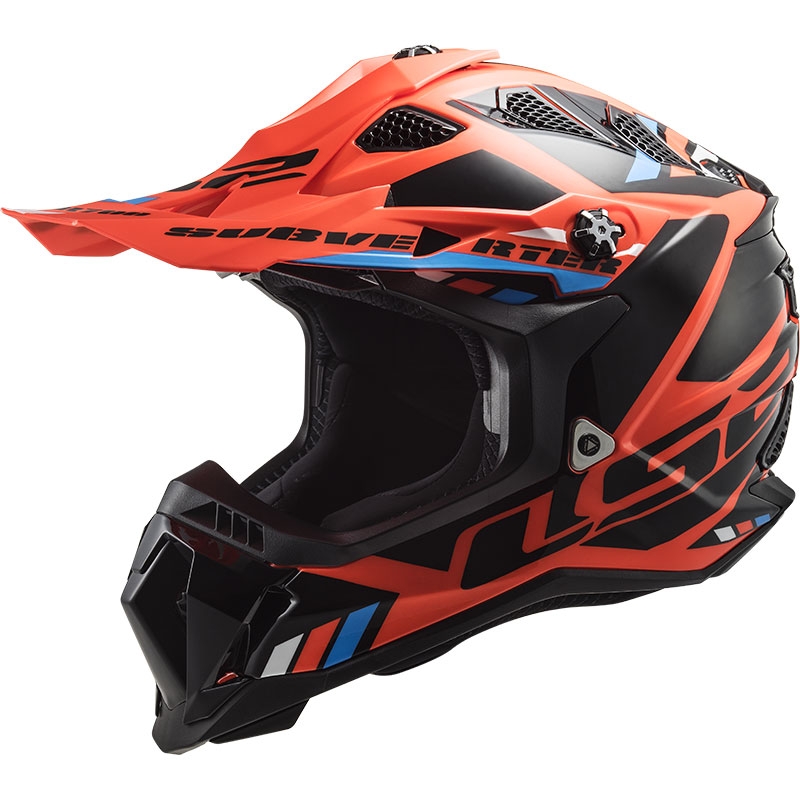 Motorcrosshelm LS2 MX700 Subverter Stomp oranje-zwart
