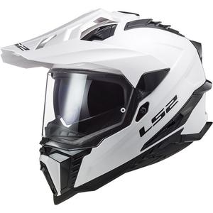 Enduro motorhelm LS2 MX701 C Explorer Massief wit