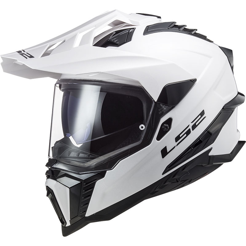 Enduro motorhelm LS2 MX701 Explorer Solid wit