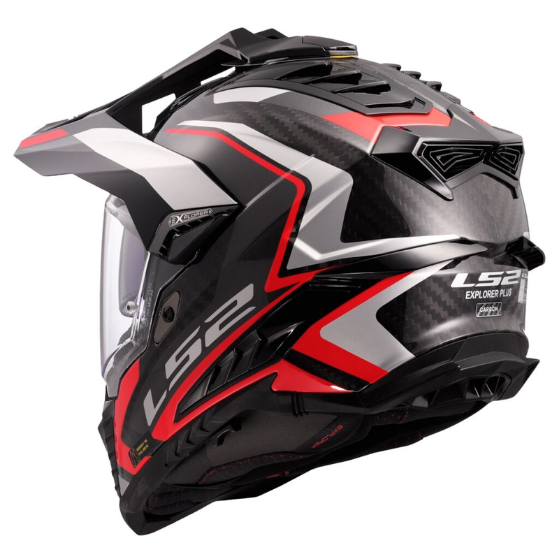 Enduro motorhelm LS2 MX701 Explorer C Frontier II rood