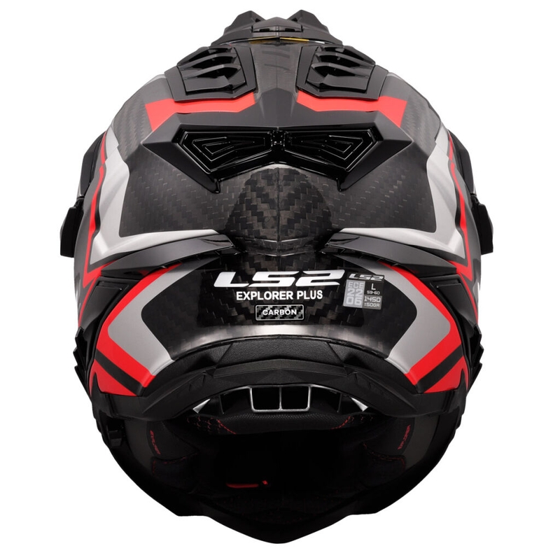 Enduro motorhelm LS2 MX701 Explorer C Frontier II rood