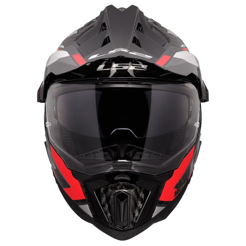 Enduro motorhelm LS2 MX701 Explorer C Frontier II rood