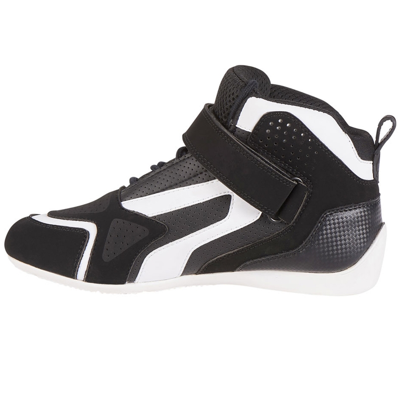 Furygan V4 zwart-witte motorlaarzen met ventilatieopeningen