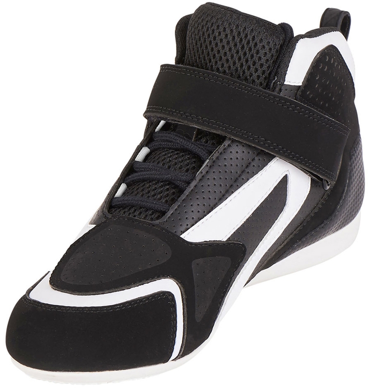 Furygan V4 zwart-witte motorlaarzen met ventilatieopeningen