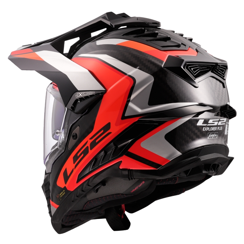 Enduro motorhelm LS2 MX701 Explorer C Frontier II oranje