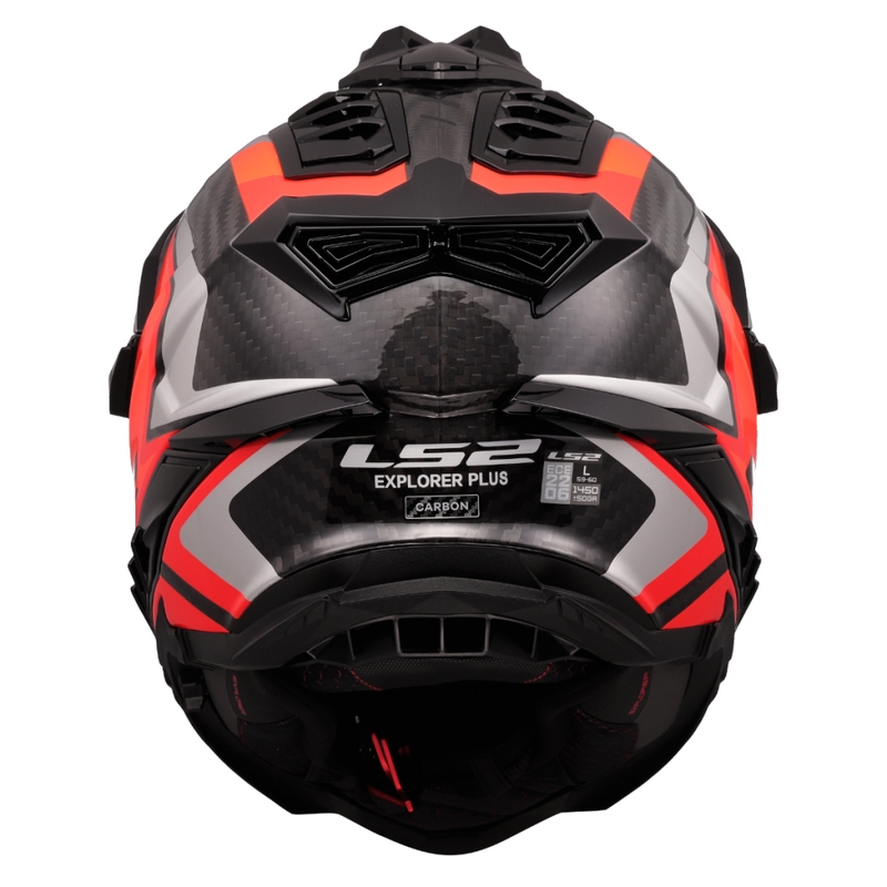 Enduro motorhelm LS2 MX701 Explorer C Frontier II oranje