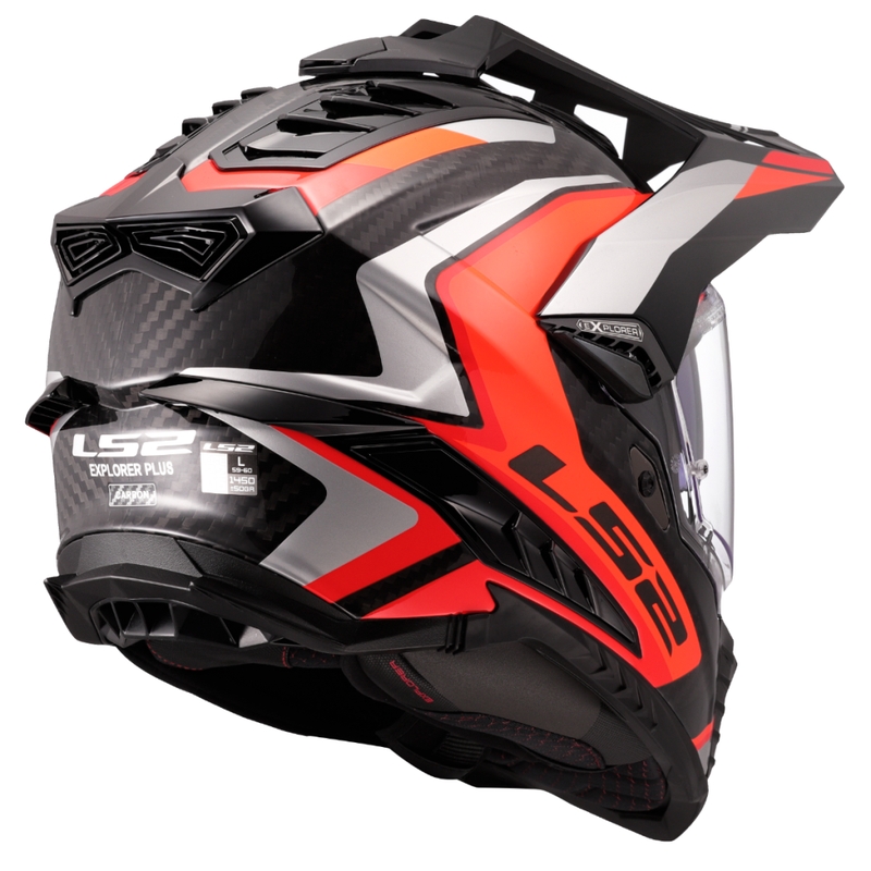 Enduro motorhelm LS2 MX701 Explorer C Frontier II oranje