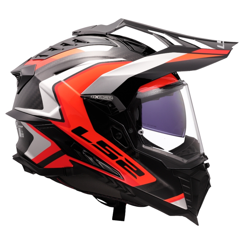 Enduro motorhelm LS2 MX701 Explorer C Frontier II oranje