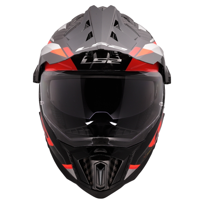 Enduro motorhelm LS2 MX701 Explorer C Frontier II oranje