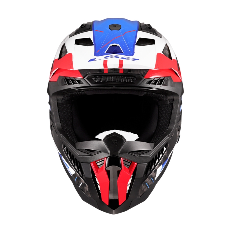 Motorcrosshelm LS2 MX703 X-Force Galuo wit-rood-blauw