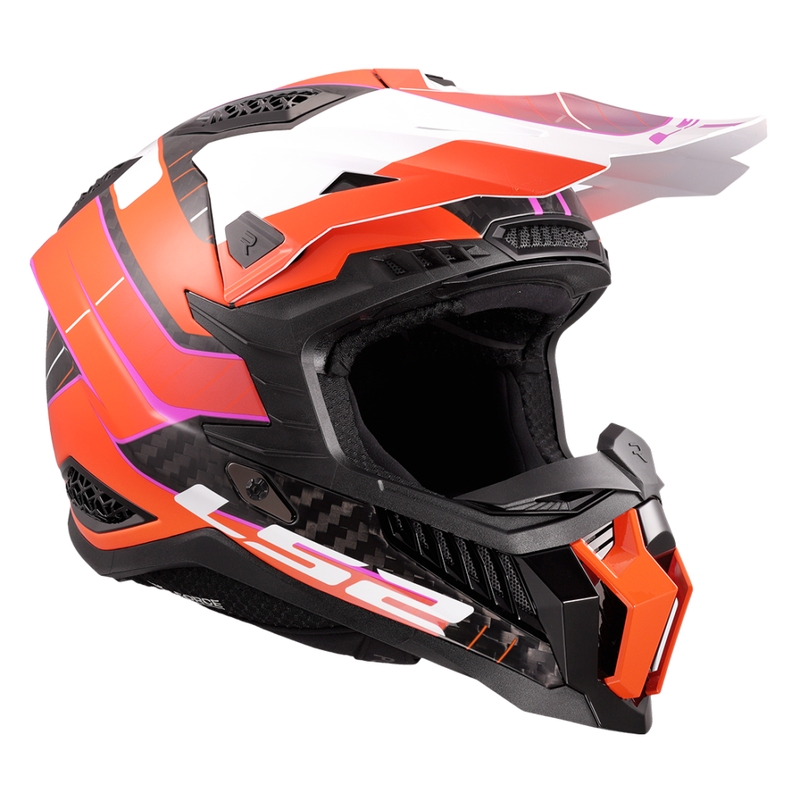 Motorcrosshelm LS2 MX703 X-Force Galuo oranje