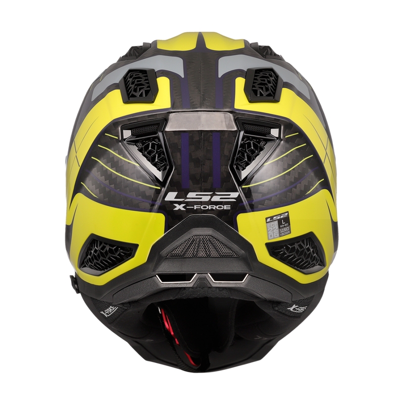 Motorcrosshelm LS2 MX703 X-Force Galuo grijs-fluo geel