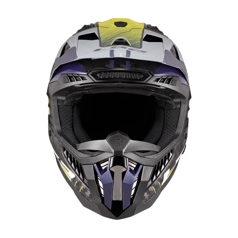 Motorcrosshelm LS2 MX703 X-Force Galuo grijs-fluo geel