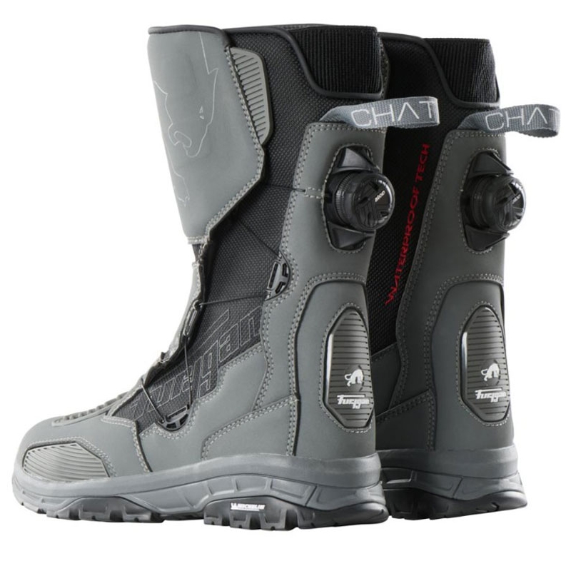 Furygan Chattan D3O® WP grijs en zwarte motorlaarzen