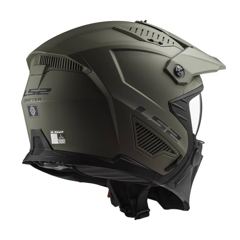 Motorhelm LS2 OF606 Drifter Massief mat zand