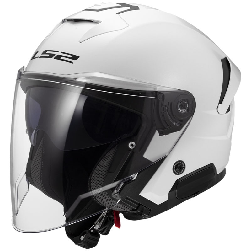 Open motorhelm LS2 OF618 Verso II Solid wit