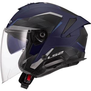 Open motorhelm LS2 OF618 Verso II Air donkerblauw