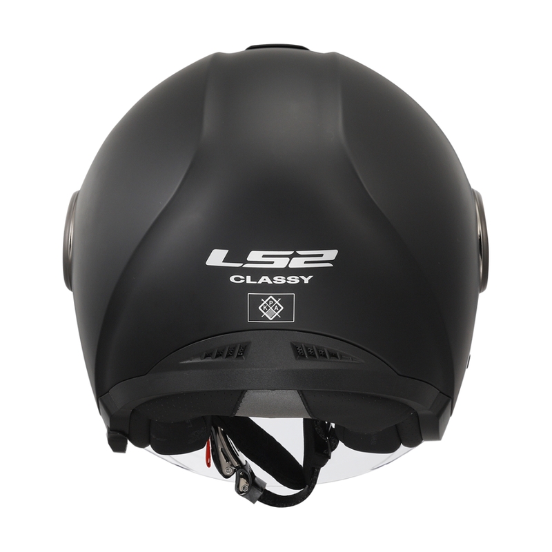 LS2 OF620 Classy Solid Open Motorfietshelm Mat Zwart