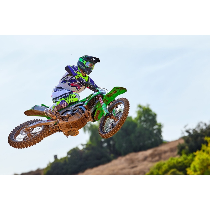 Alpinestars Supertech SX limited edition Dirt Studios wit-paars-roze-fluo geel motorcross shirt