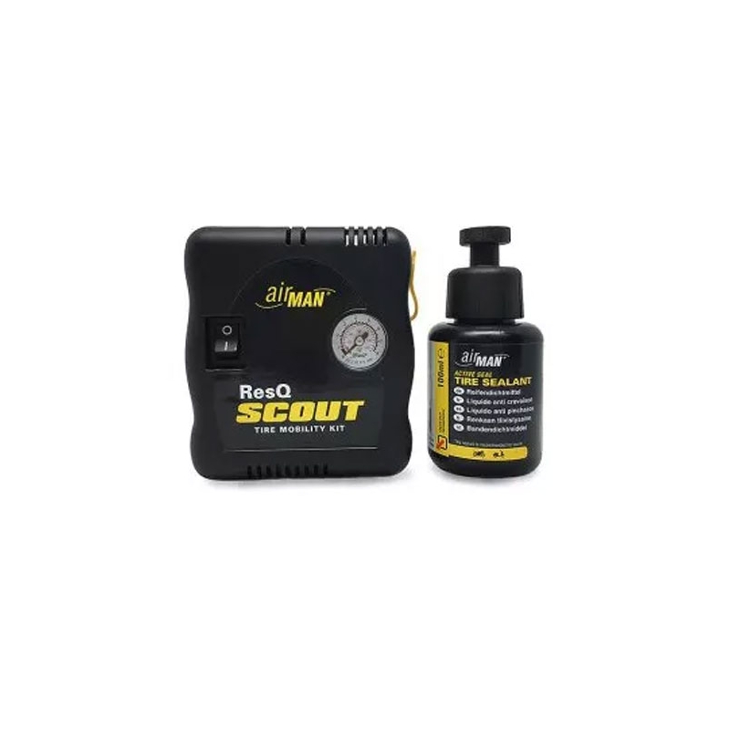 Halfautomatische bandenreparatieset airMAN ResQ Scout VO 100 ml