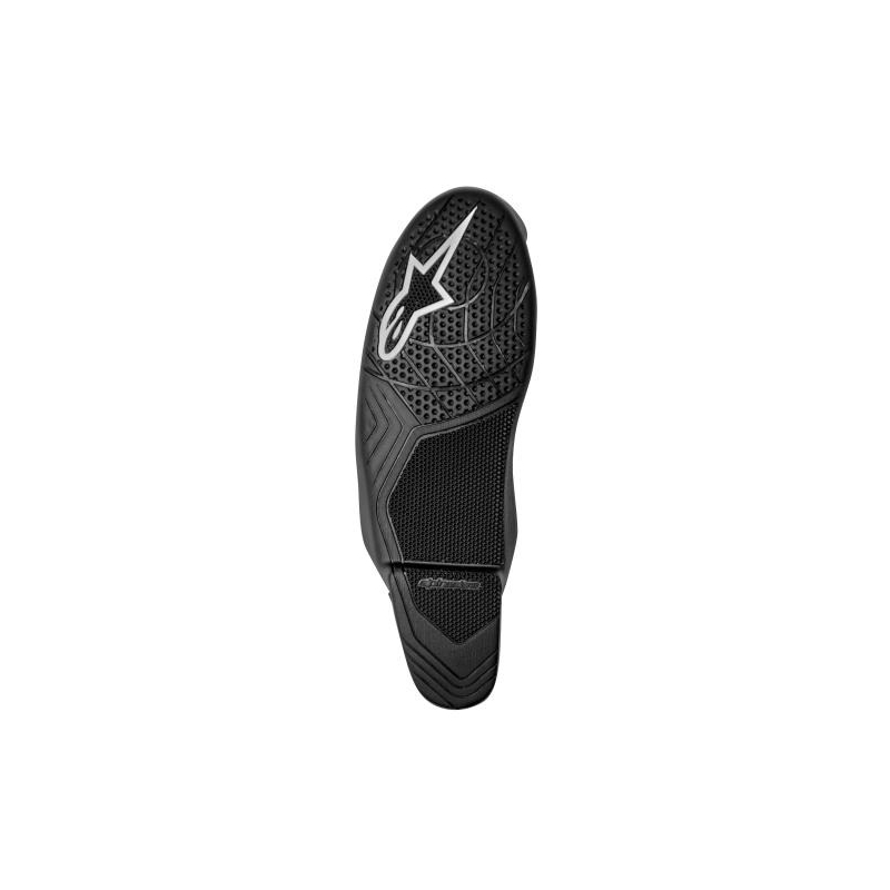 Alpinestars Supertech R motorlaarszolen zwart-wit, 2 stuks.