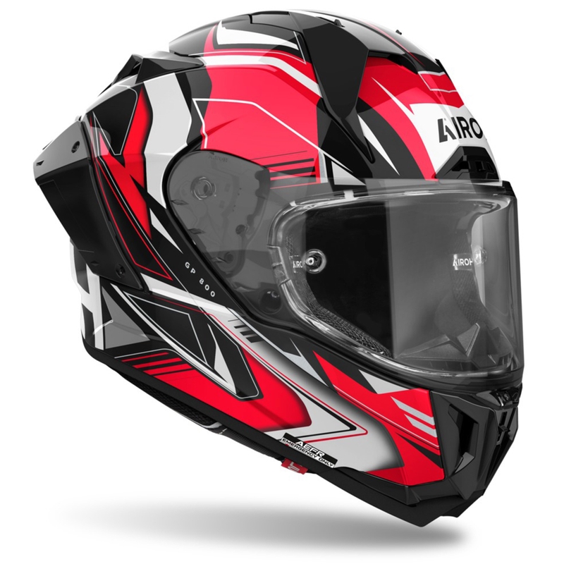 Integraalhelm voor motorfiets Airoh GP800 Must rood