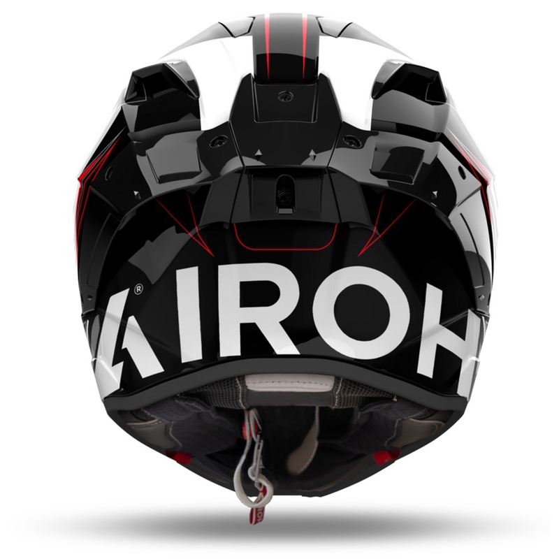 Integraalhelm voor motorfiets Airoh GP800 Must rood