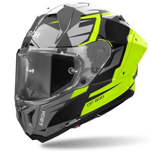 Integraalhelm voor motorfiets Airoh GP800 Master geel