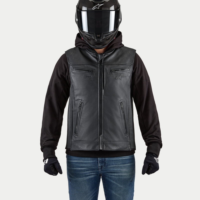 Airbagvest Alpinestars TECH-AIR®3 V2 LEATHER systeem zwart