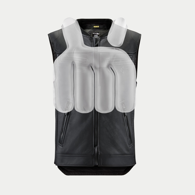 Airbagvest Alpinestars TECH-AIR®3 V2 LEATHER systeem zwart