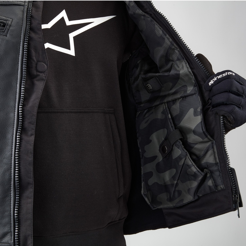 Airbagvest Alpinestars TECH-AIR®3 V2 LEATHER systeem zwart