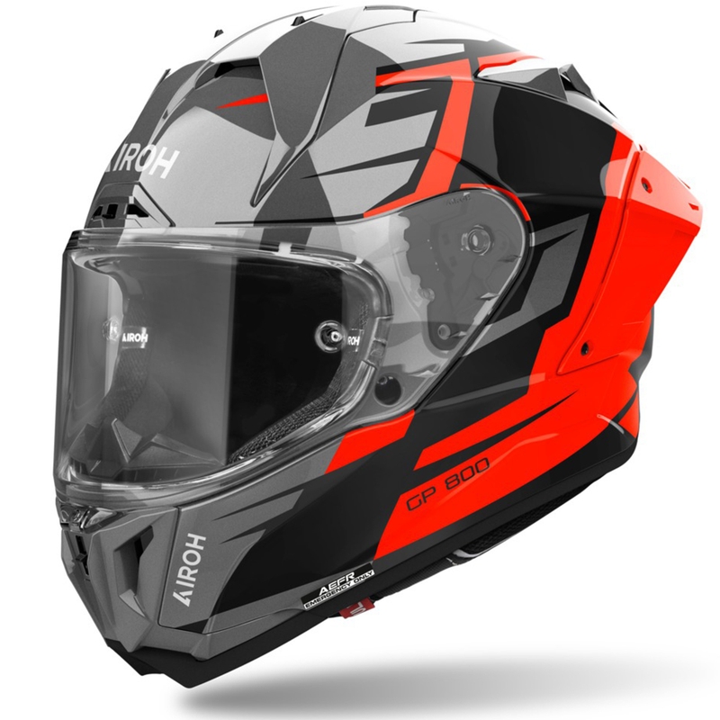 Integraalhelm voor motorfiets Airoh GP800 Master oranje